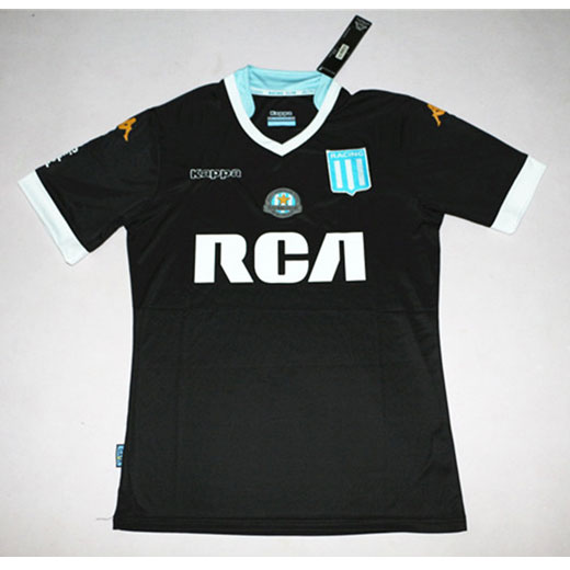 Argentina Racing Club 2017/18 Black Away Soccer Jersey